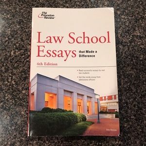 Law school essays book-Admissions